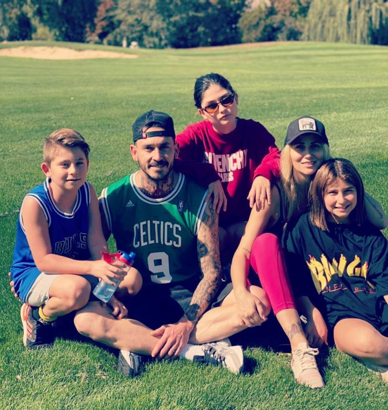 Las vacaciones de Mauricio Pinilla y Gissella Gallardo en el sur