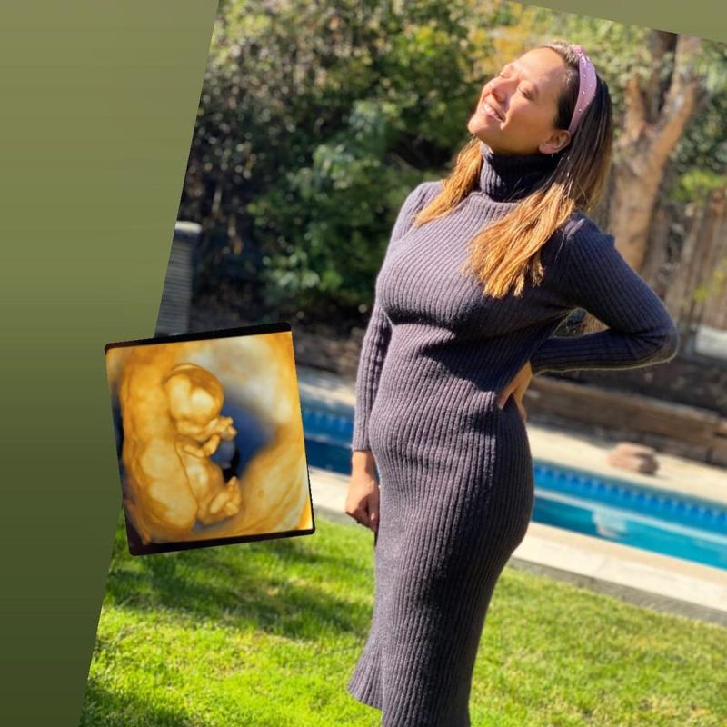 Ingrid Parra muestra su embarazo de 32 semanas