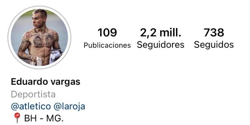 Eduardo Vargas defiende romántica foto de perfil en Instagram
