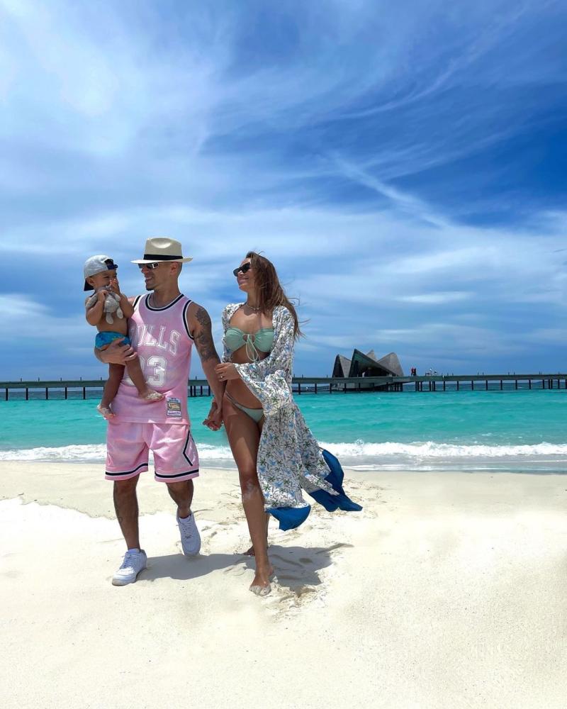 Lisandra Silva y Raúl Peralta viven vacaciones de ensueño junto a su hijo