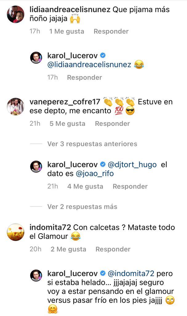 Karol Lucero divide a seguidores con fotos en pijama de lujo