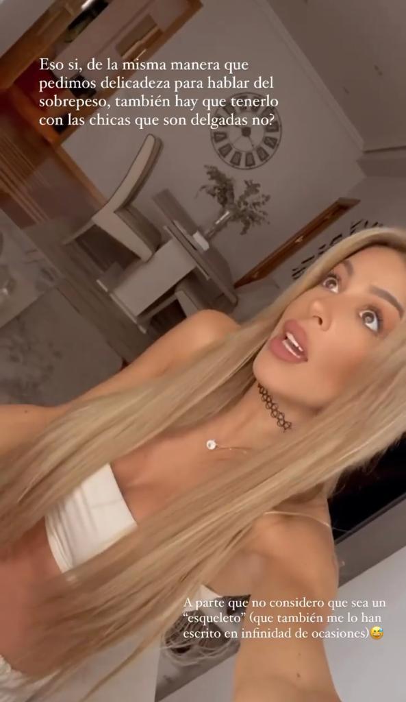 Oriana Marzoli enseña lo que come ante críticas por su delgadez