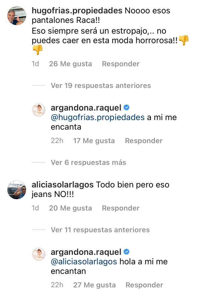 “Compite con la hija”: Raquel Argandoña responde a duras críticas