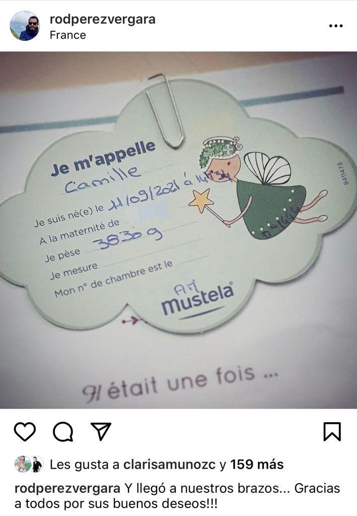 Figura de Bienvenidos revela nacimiento de su hija con foto