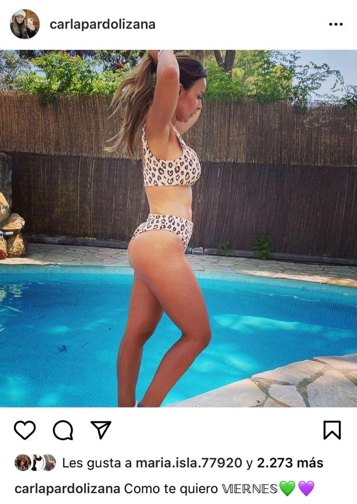 Carla Pardo encanta con bikini a lo Tigresa del Oriente