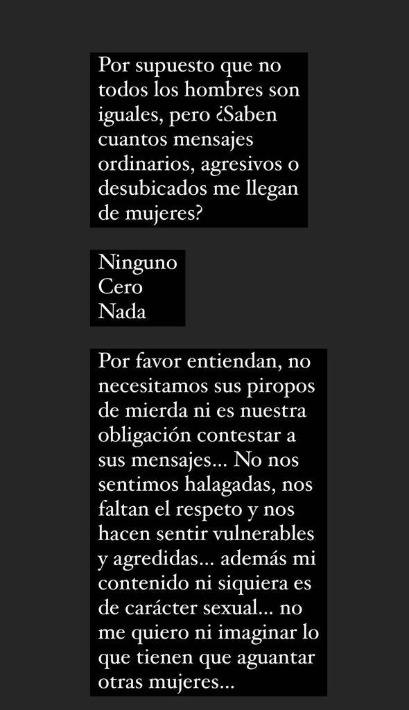 Ignacia Allamand se desahoga por piropos masculinos