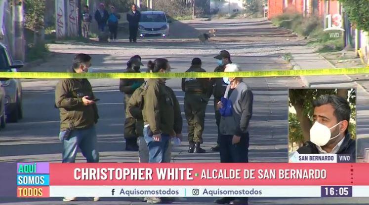 Alcalde de San Bernardo se refirió a muerte de adolescente tras balacera