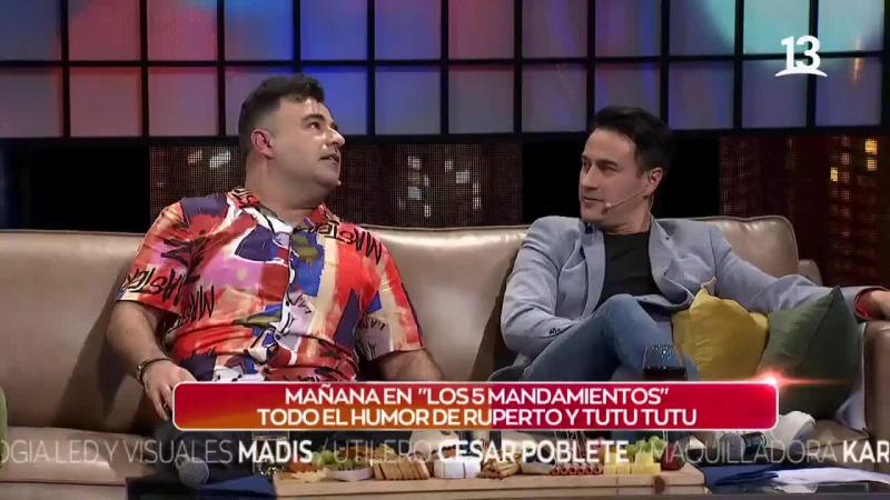 “Ruperto” y “Tutu Tutu” se tomarán Los 5 Mandamientos