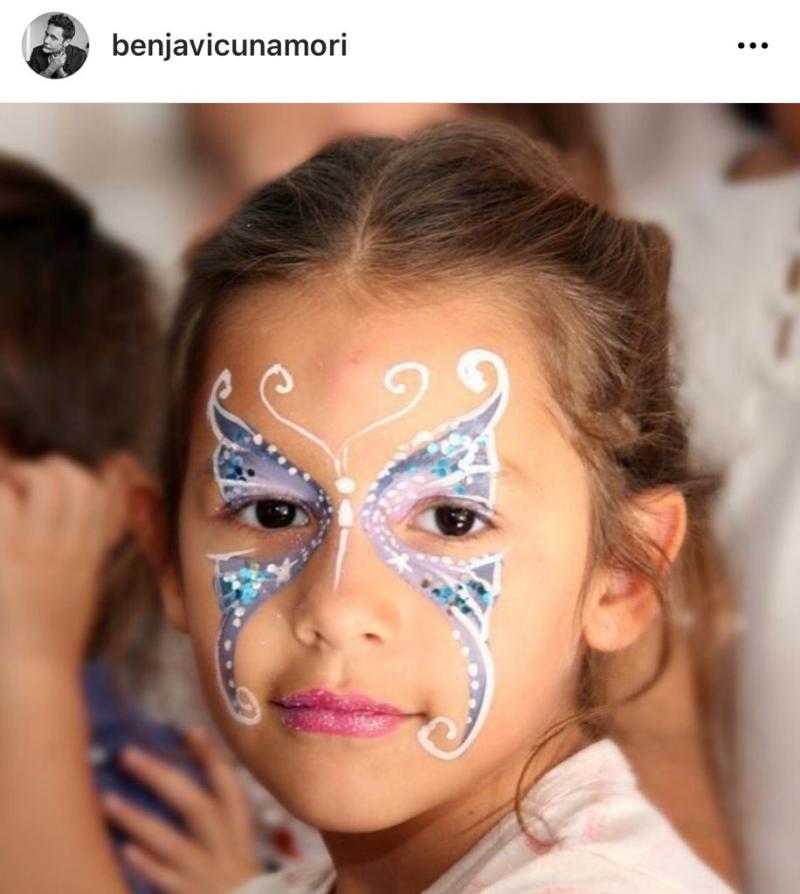 Benjamín Vicuña se tatúa para homenajear a su hija Blanca