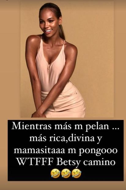 El bikinazo sin filtro de Betsy Camino tras supuesto escándalo