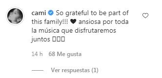 Cami Gallardo se va de gira con Marc Anthony