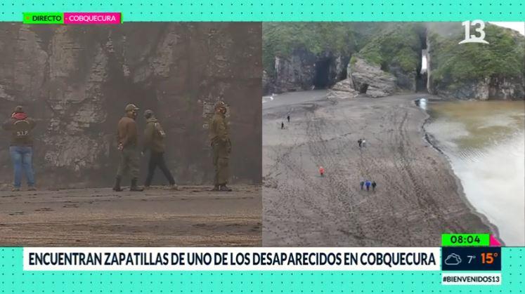 Intensa búsqueda de jóvenes desaparecidos en Cobquecura