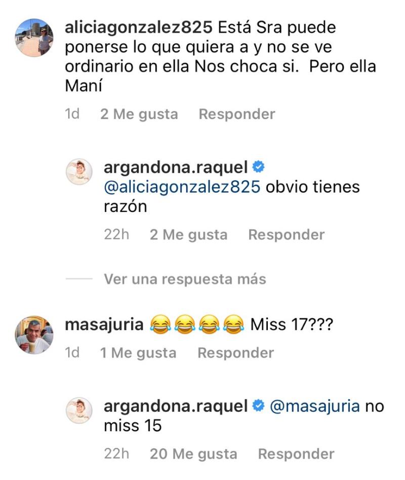 “Compite con la hija”: Raquel Argandoña responde a duras críticas
