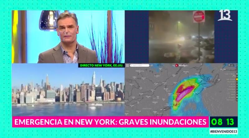 Di Mondo entregó detalles de graves inundaciones en Nueva York