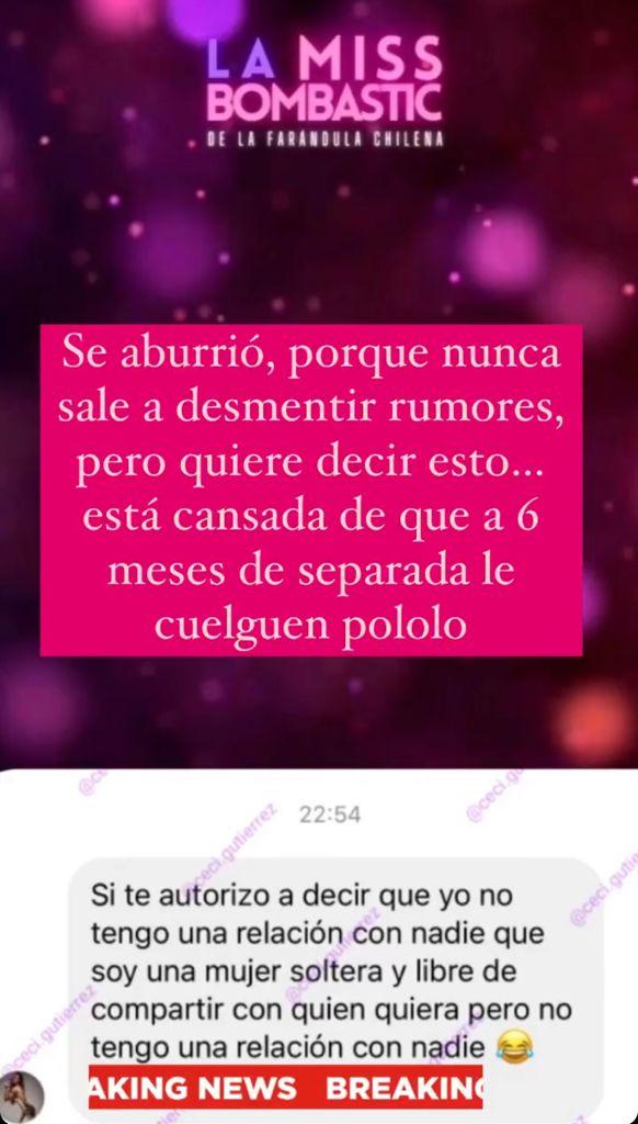 Gala Caldirola habla del supuesto romance con Iván Cabrera