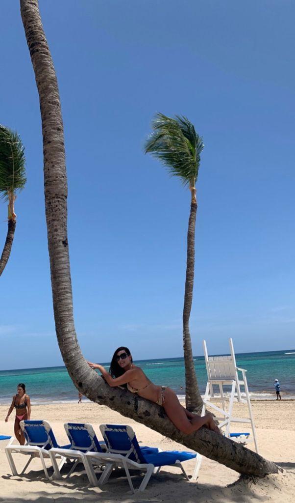 Pilar Ruiz deslumbra con bikinazo desde el Caribe