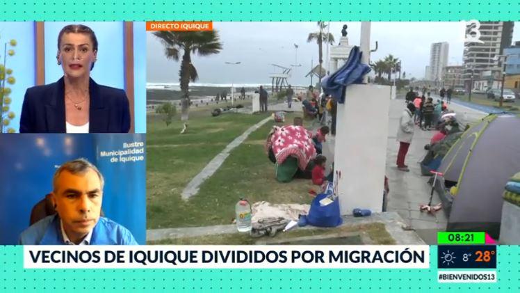 Alcalde de Iquique se refirió a tensión por crisis migratoria