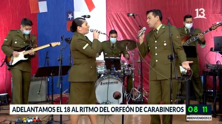 Adelantamos el 18 al ritmo del orfeón de Carabineros