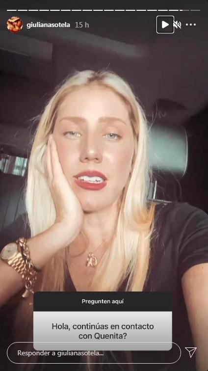 Giuliana Sotela revela cómo es su relación actual con Kenita Larraín