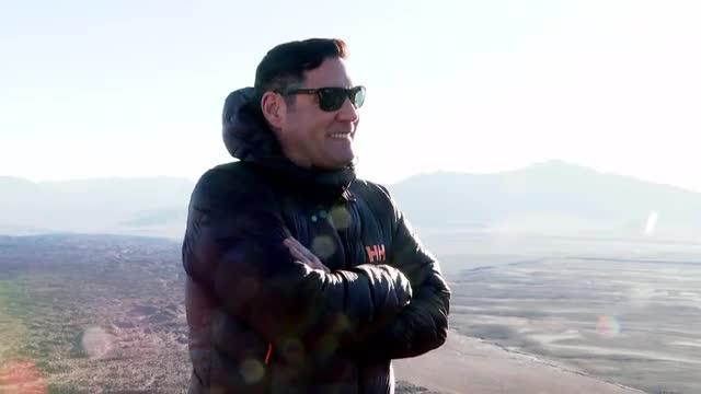 Pancho Saavedra y el equipo del programa subieron el volcán La Poruña