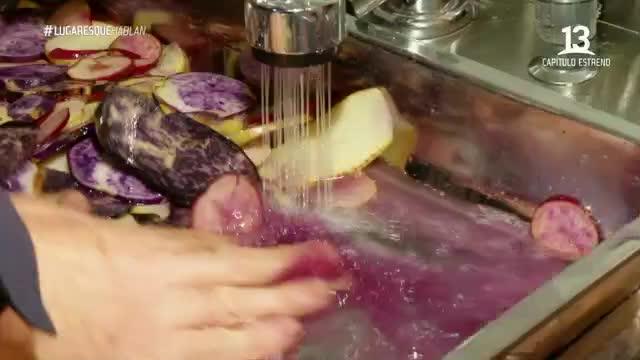 Pancho y Catador probaron bombones de papa bañados en chocolate