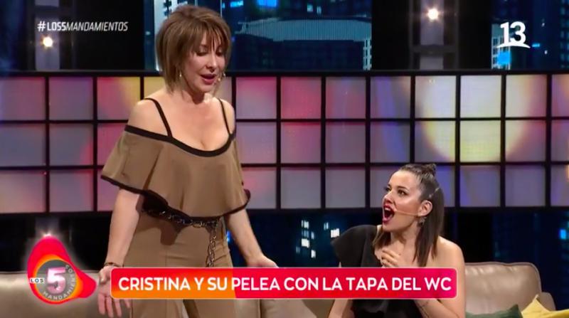 El vergonzoso episodio de Cristina Tocco en el baño de un restaurant