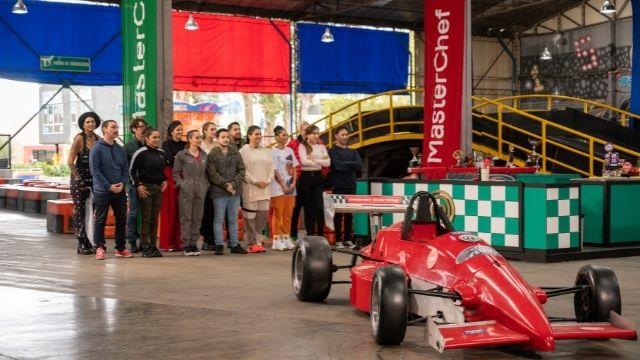 Pollo Castillo imitó a Rausch antes de la prueba de karting