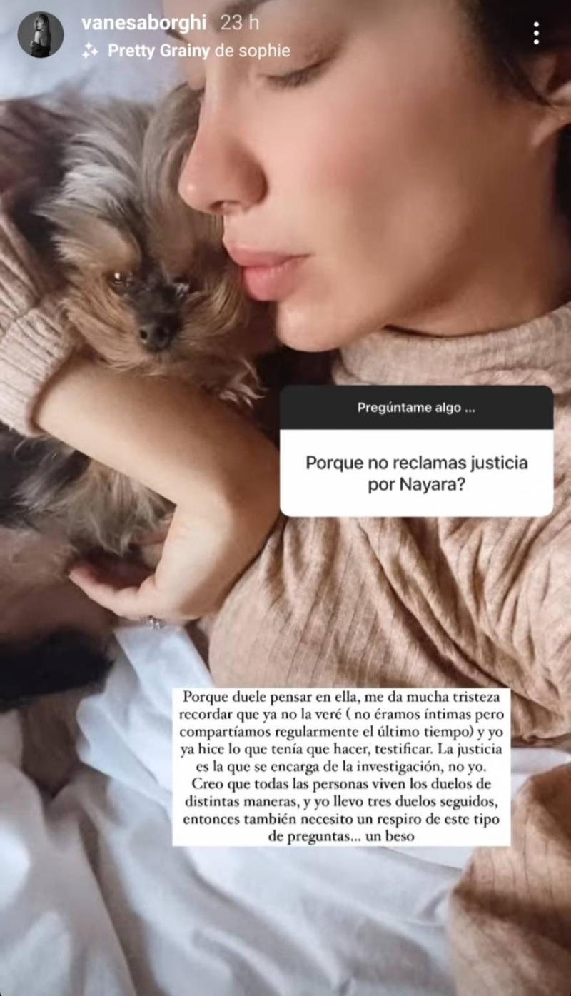 Vanesa Borghi explica por qué aún no tiene hijos