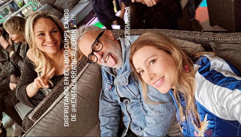 Kenita Larraín celebra sus 48 años con fiesta ochentera