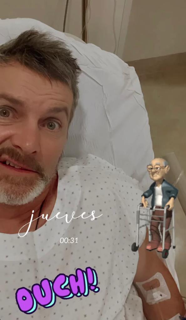 Cristián Sánchez preocupa con foto desde la clínica