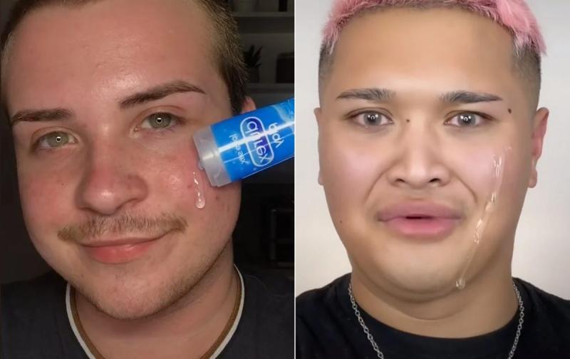 Tiktok viraliza maquillaje con lubricante