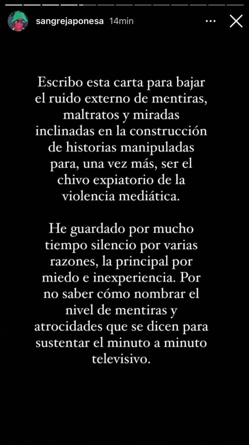 “No quiero callar más”: La carta de China Suárez por escándalo