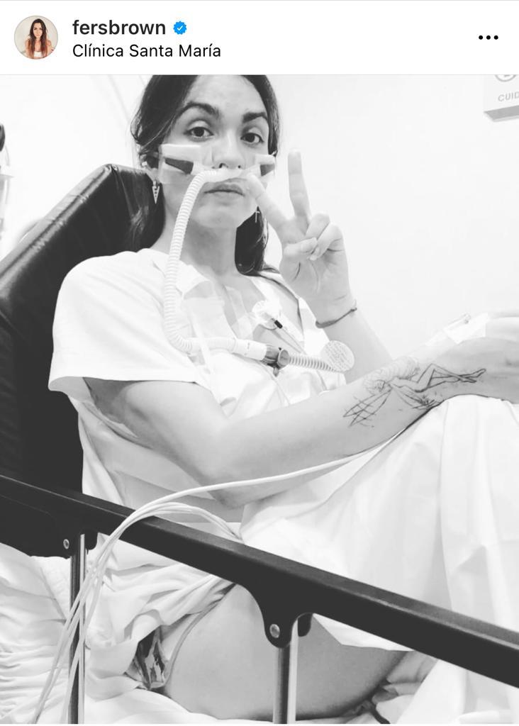 “No tengo ganas de morir”: Fernanda Brown actualiza su estado