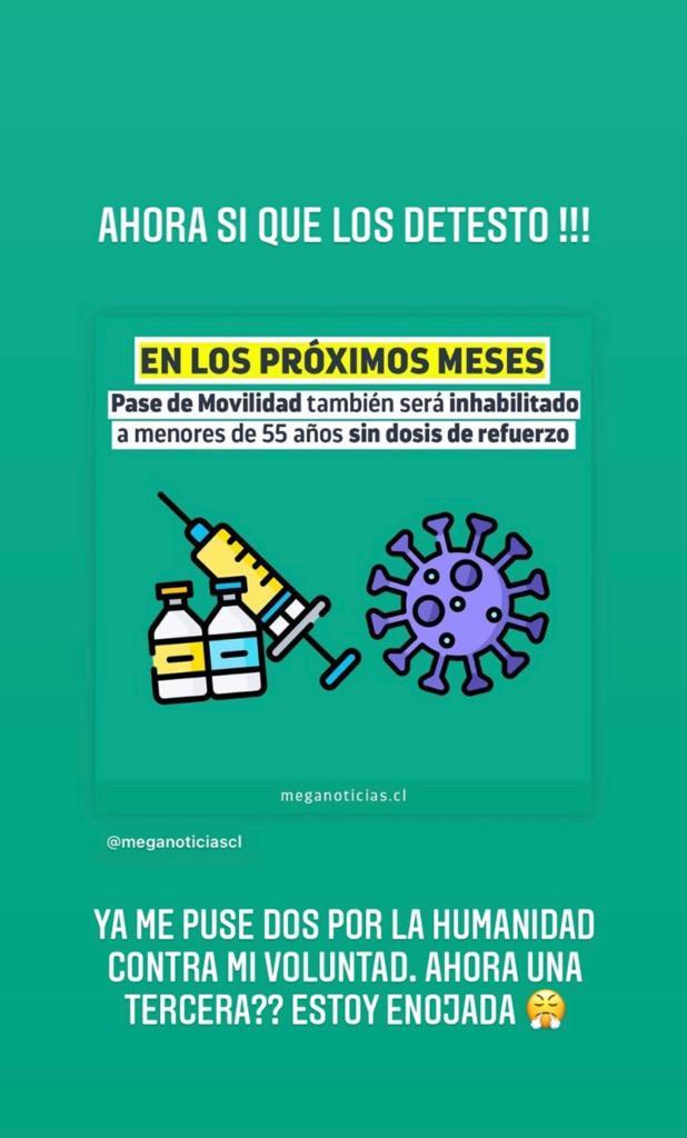 La confesión de Tanza Varela: “No me gustan las vacunas”