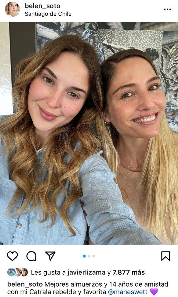 Belén Soto celebra 14 años de amistad con su “madre televisiva”