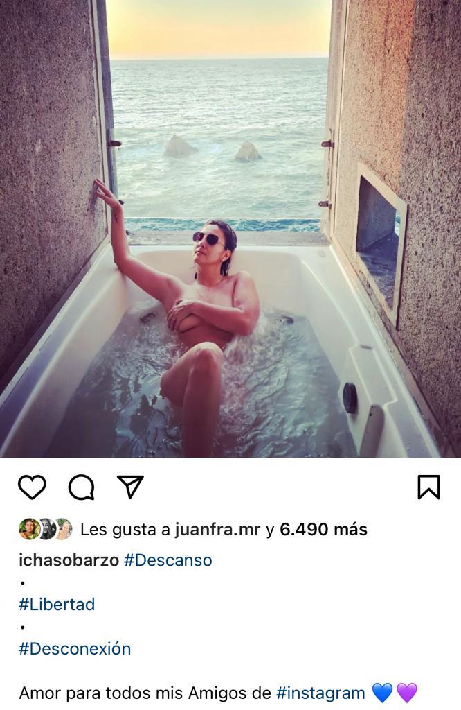 “Libertad”: El destape de María Isabel Sobarzo en un jacuzzi