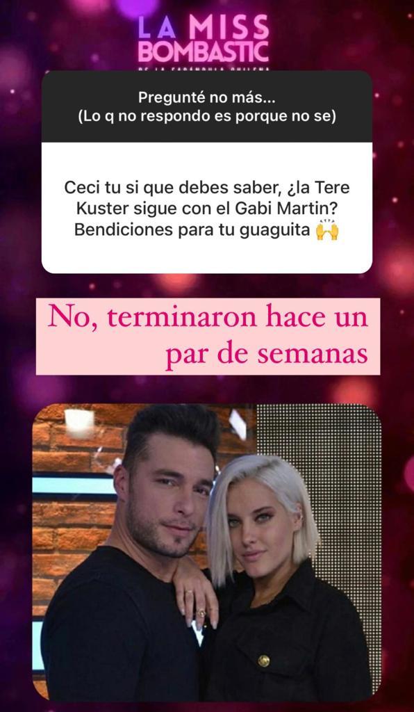 El escandaloso quiebre de Tere Kuster y Gabriel Martina