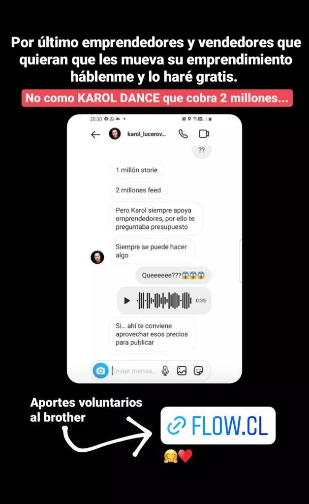 Karol Lucero cobraría hasta $2 millones por publicación en Instagram