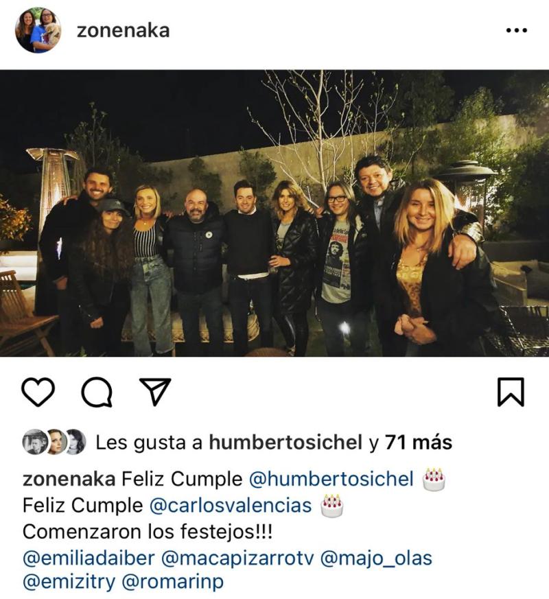 Así fue la celebración cumpleañera de Humberto Sichel