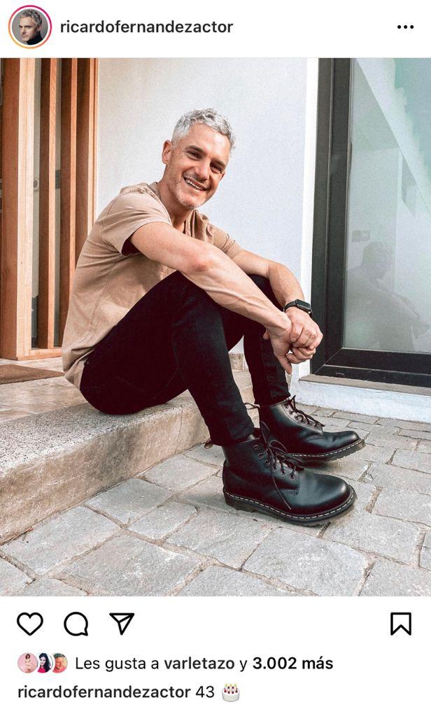 “Como el vino”: Ricardo Fernández celebra sus 43 años