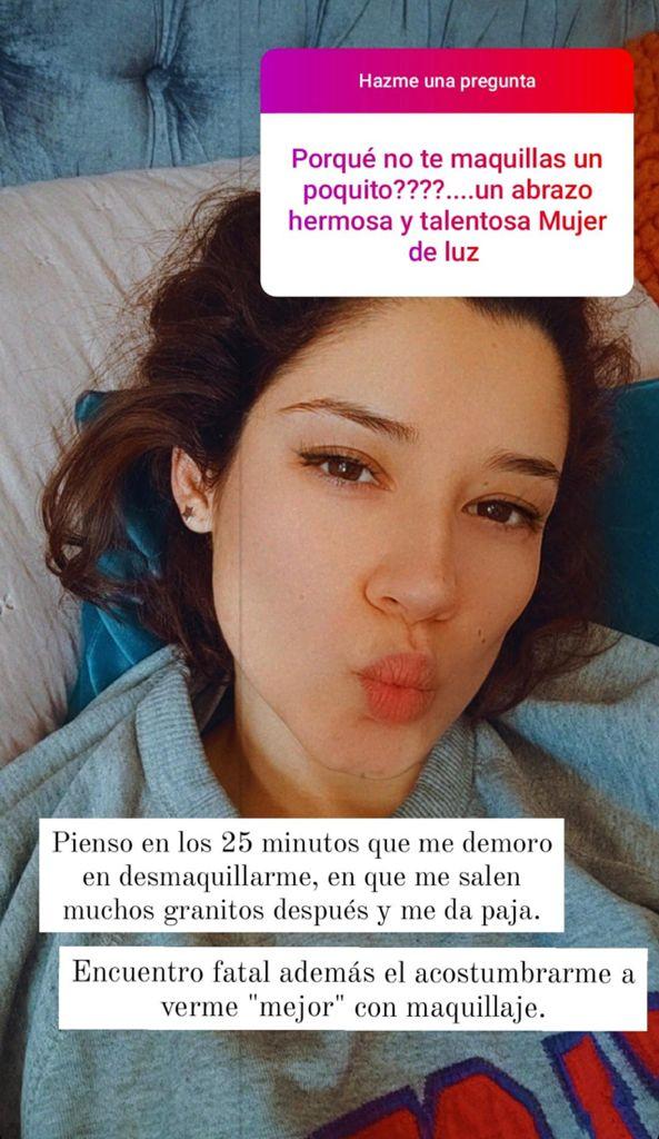 Fernanda Ramírez hace reflexión con foto desde su cama