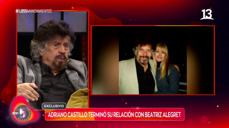 Adriano Castillo terminó su relación con Beatriz Alegret