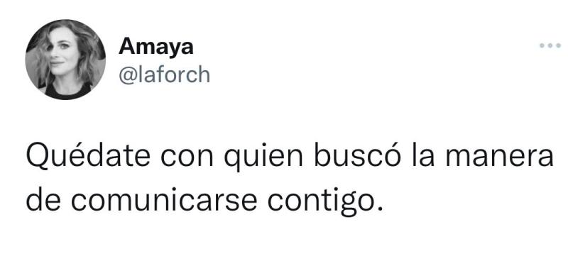 Las reflexiones de Amaya Forch por caída de redes sociales
