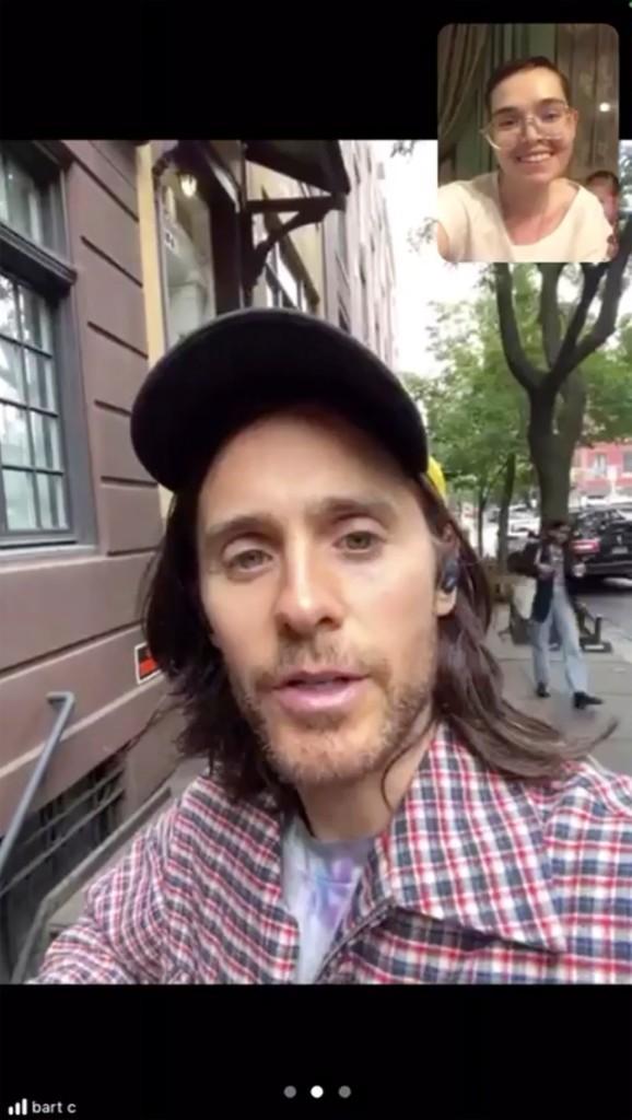 Jared Leto sorprendió a una fan con enfermedad terminal