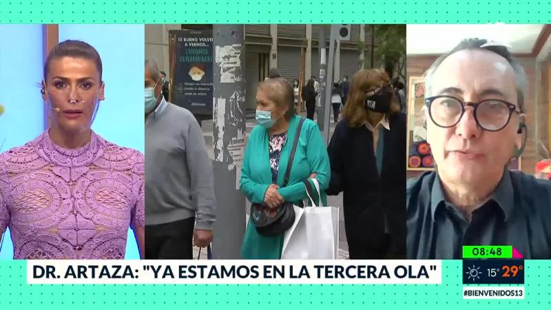 Doctor Artaza por cifras de Covid: “Ya estamos en la tercera ola”