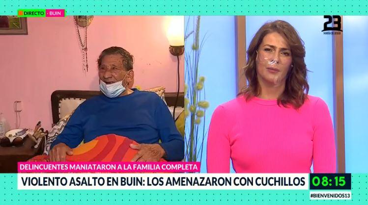 Violento asalto en Buin: Hombre de 93 años fue amenazado