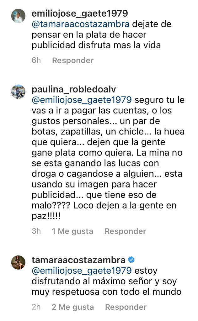 Tamara Acosta celebra el calor con foto desde su casa