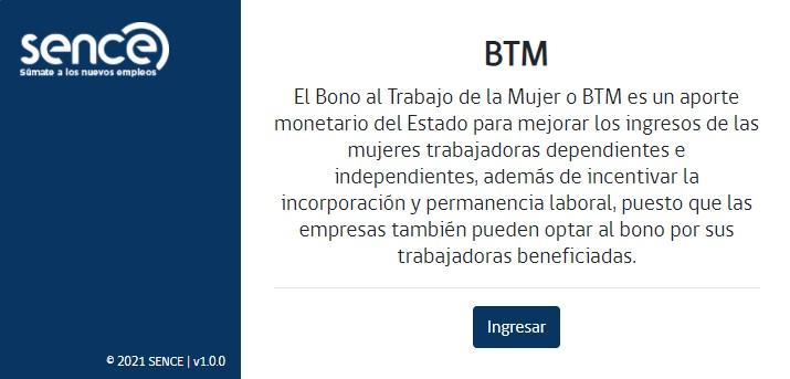 Bono al Trabajo Mujer