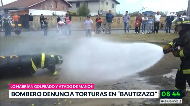 Joven bombero denuncia torturas en “bautizo”