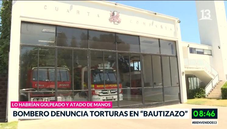 Joven bombero denuncia torturas en “bautizo”